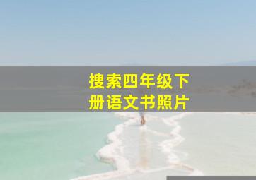 搜索四年级下册语文书照片