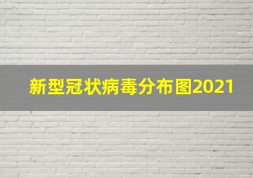 新型冠状病毒分布图2021