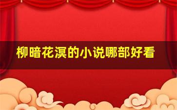 柳暗花溟的小说哪部好看