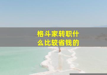 格斗家转职什么比较省钱的