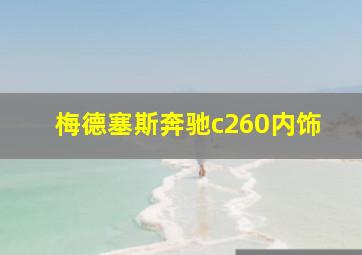 梅德塞斯奔驰c260内饰