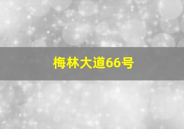 梅林大道66号