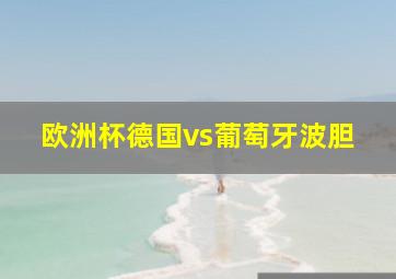 欧洲杯德国vs葡萄牙波胆