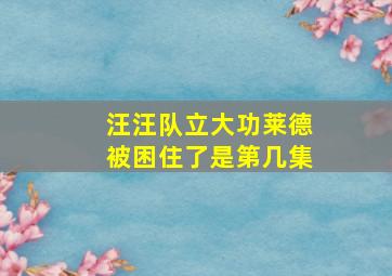 汪汪队立大功莱德被困住了是第几集