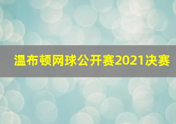 温布顿网球公开赛2021决赛