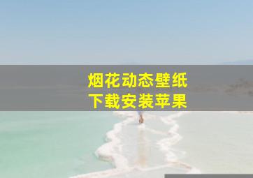 烟花动态壁纸下载安装苹果