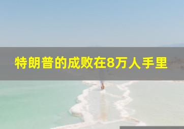 特朗普的成败在8万人手里