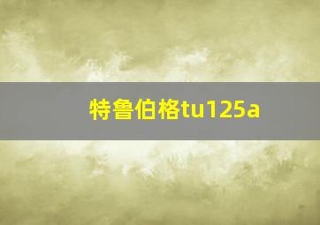 特鲁伯格tu125a