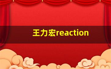 王力宏reaction