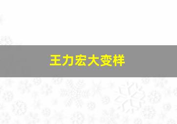 王力宏大变样