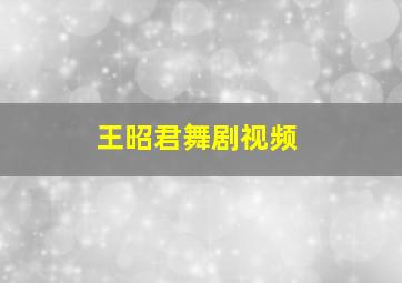 王昭君舞剧视频