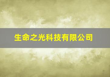 生命之光科技有限公司