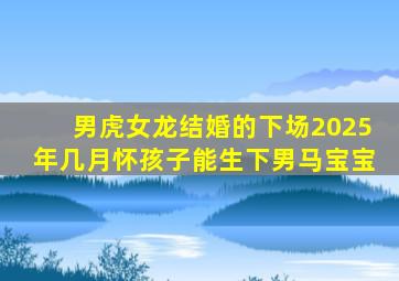 男虎女龙结婚的下场2025年几月怀孩子能生下男马宝宝