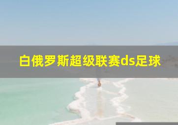 白俄罗斯超级联赛ds足球