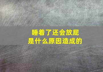 睡着了还会放屁是什么原因造成的