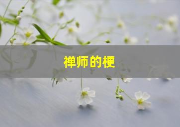 禅师的梗