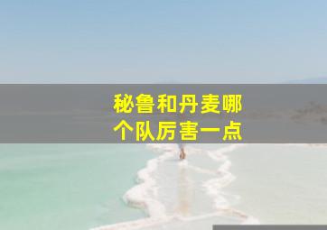 秘鲁和丹麦哪个队厉害一点