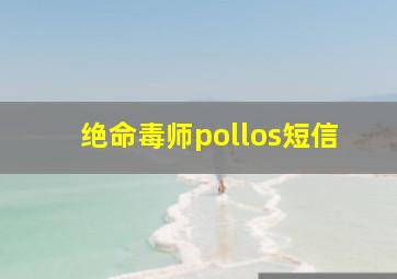 绝命毒师pollos短信