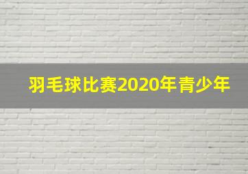 羽毛球比赛2020年青少年