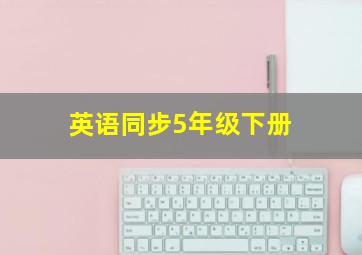 英语同步5年级下册