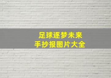 足球逐梦未来手抄报图片大全