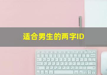 适合男生的两字ID