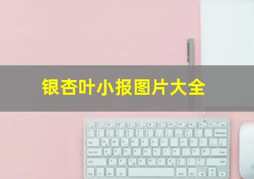 银杏叶小报图片大全