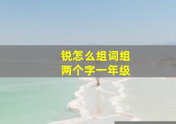 锐怎么组词组两个字一年级