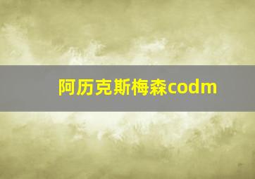 阿历克斯梅森codm