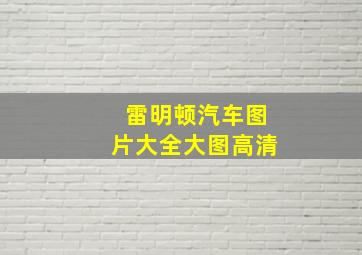 雷明顿汽车图片大全大图高清